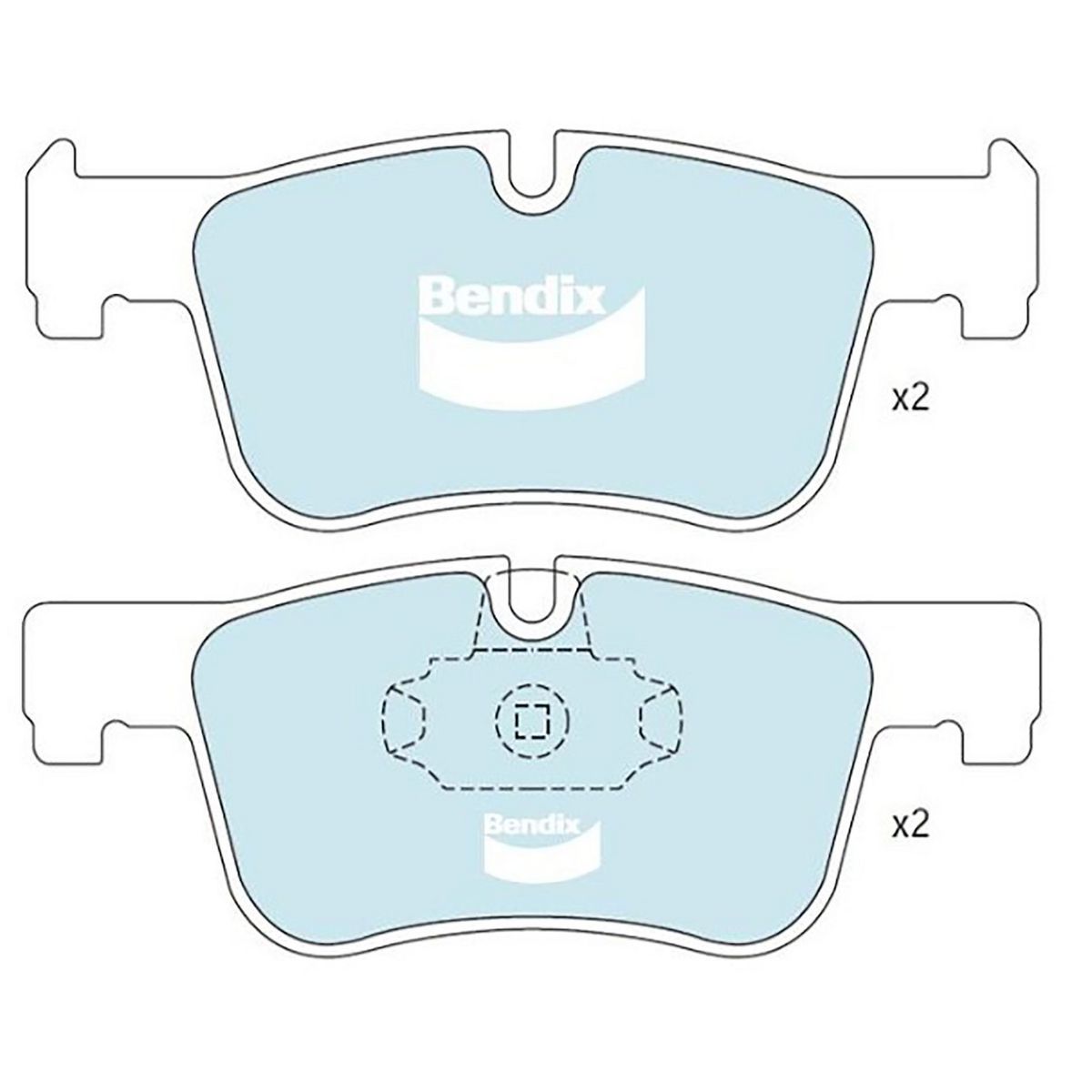 Bendix Brake Pad Set - Euro+ DB2563 EURO+