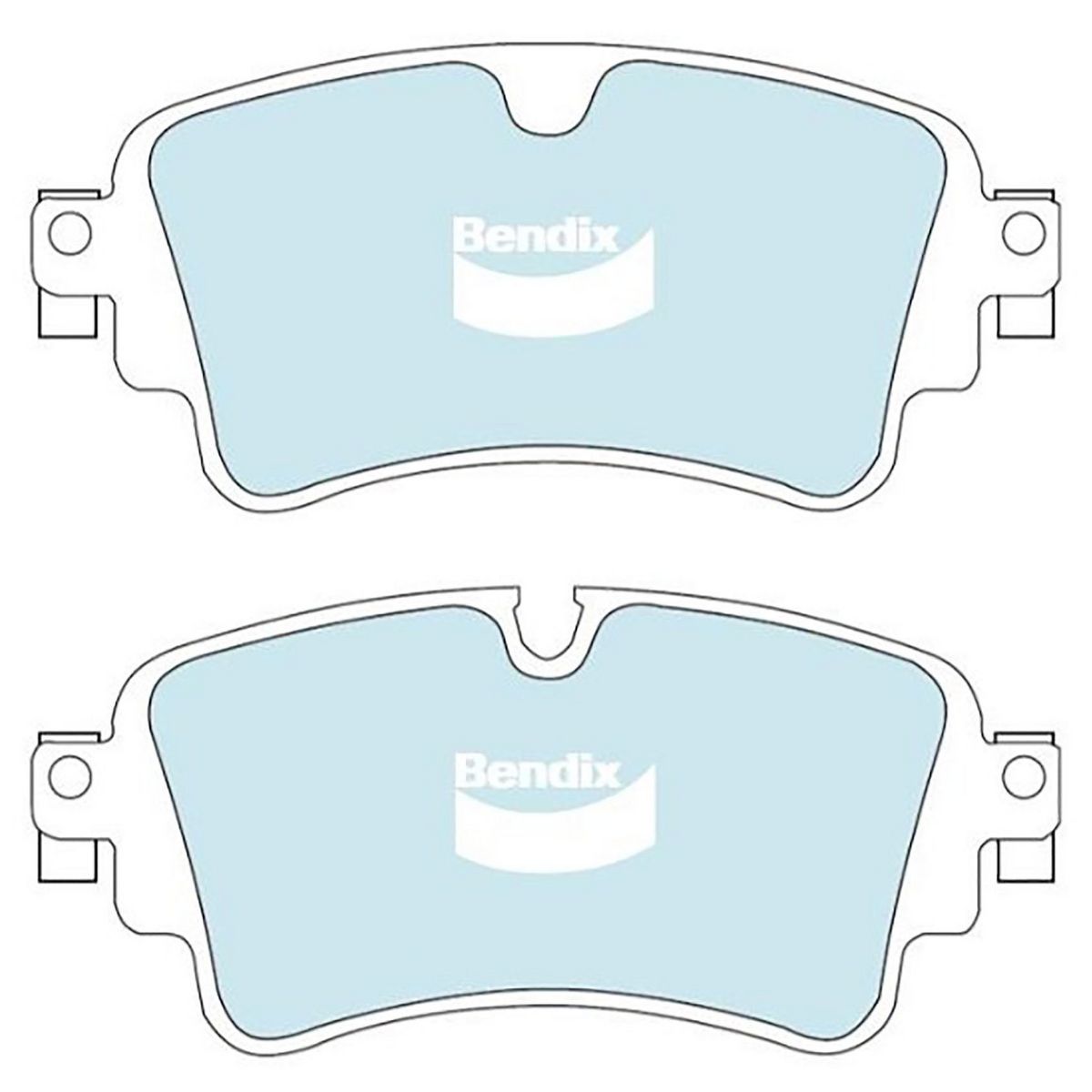 Bendix Brake Pad Set - Euro+ DB2510 EURO+