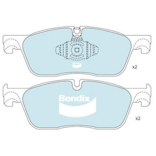 Bendix Brake Pad Set - Euro+ DB2511 EURO+