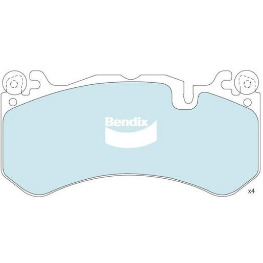Bendix Brake Pad Set - Euro+ DB2515 EURO+