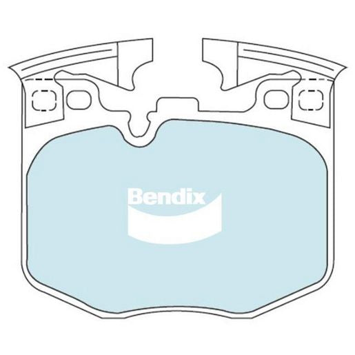 Bendix Brake Pad Set - Euro+ DB2545 EURO+