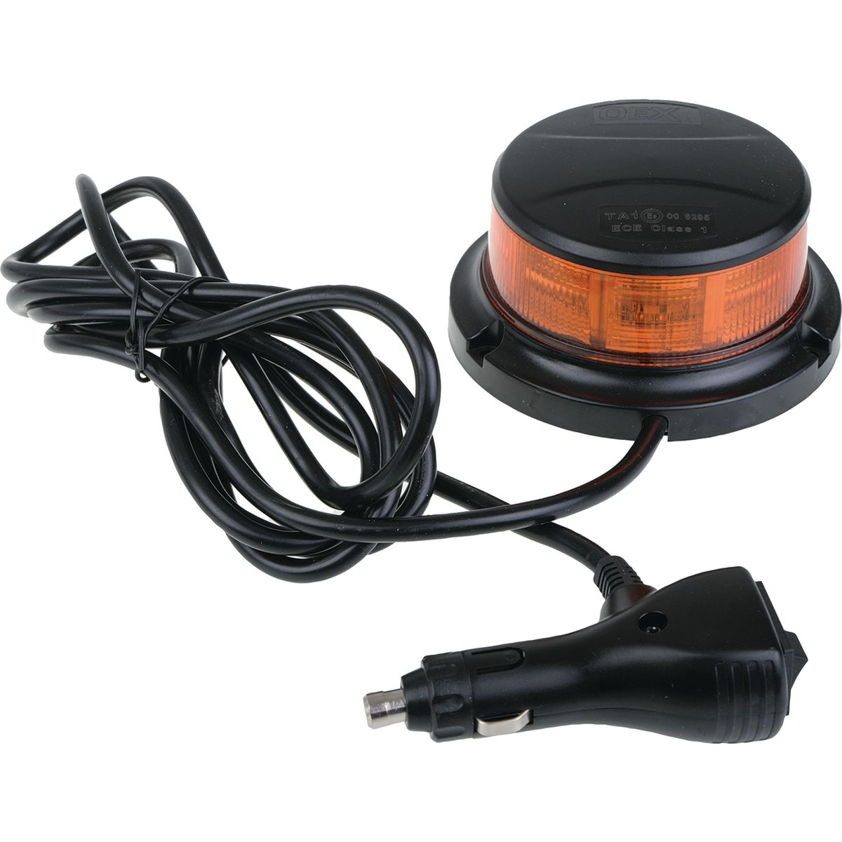 OEX - Low profile Beacon amber magnetic mount complete with beacon base