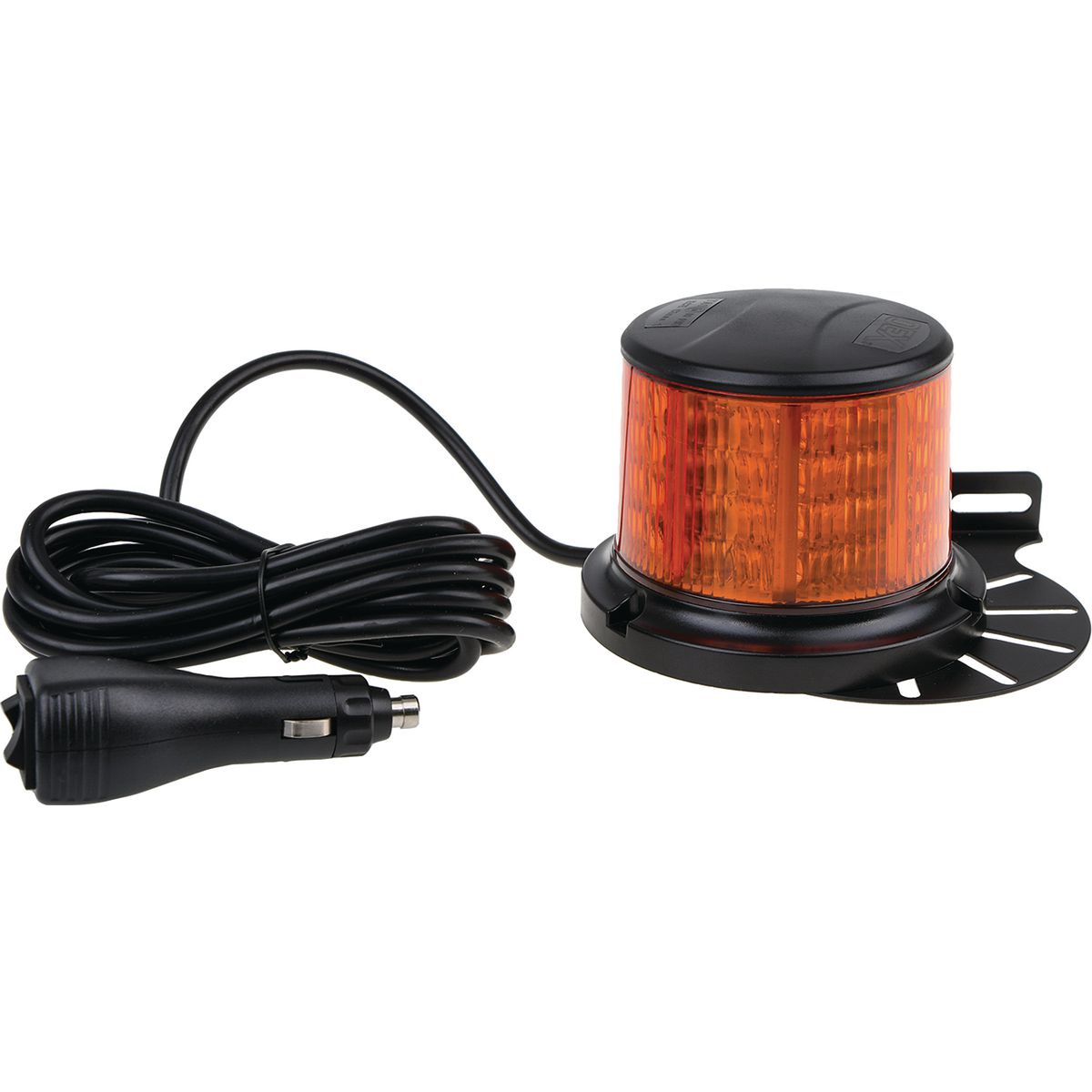 OEX Tall Amber LED Beacon 12V/24V Class 1 Magnetic Mount With Base Plate ACX5724B