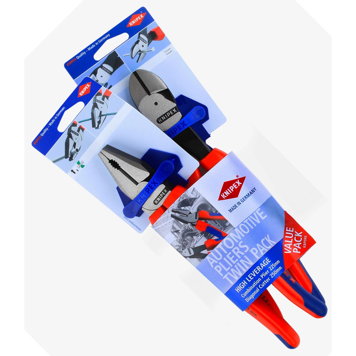 Knipex Automotive Pliers Twin Pack KBP086