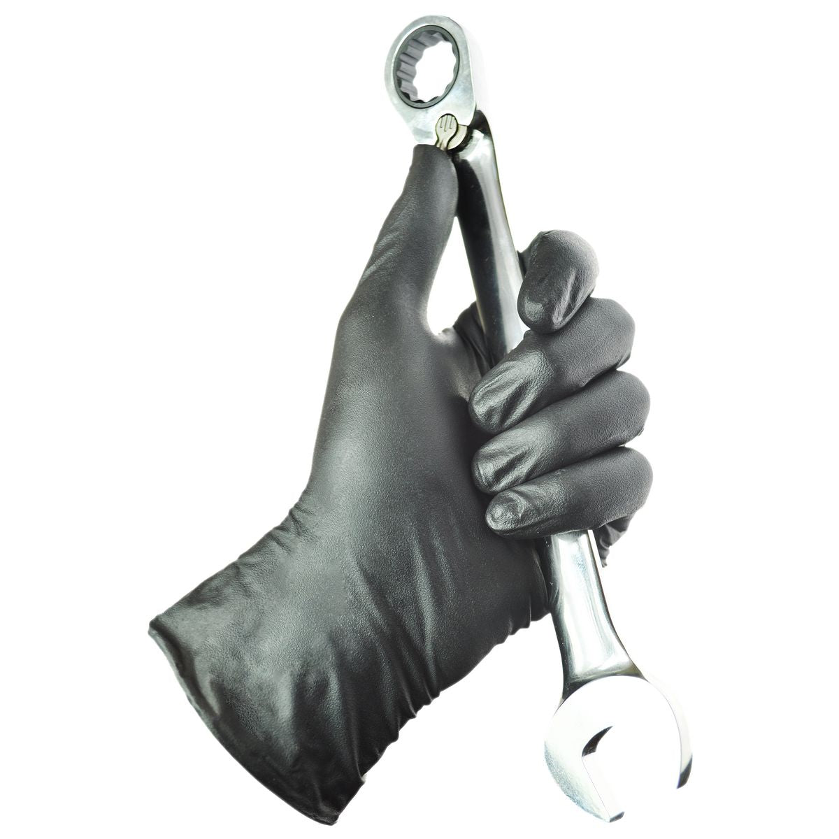 The Glove Company TGC Rocket Black Nitrile Gloves Medium 10 Pack 130102