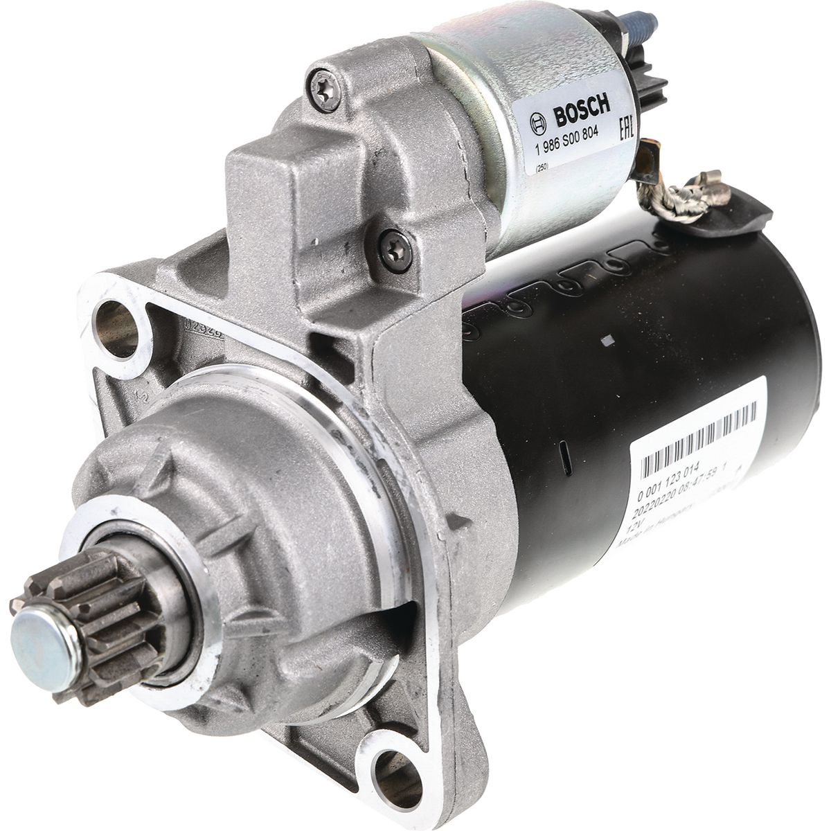 Bosch Starter Motor 12V 10Th Ccw 1986S00804