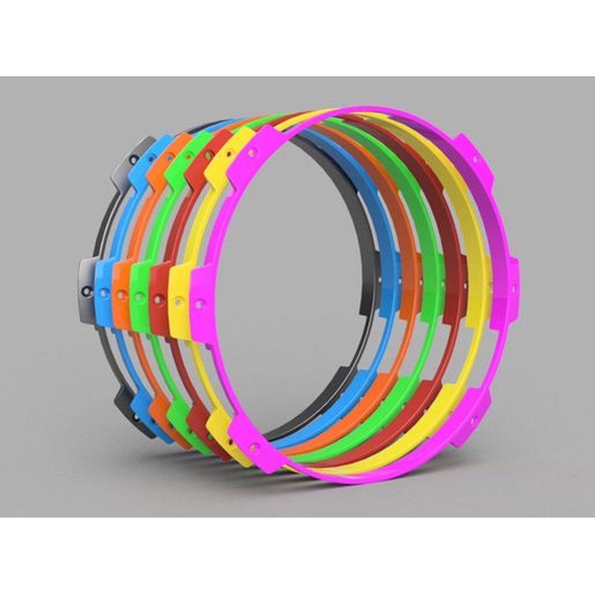 STEDI TypeX Pro Colour Rings Red