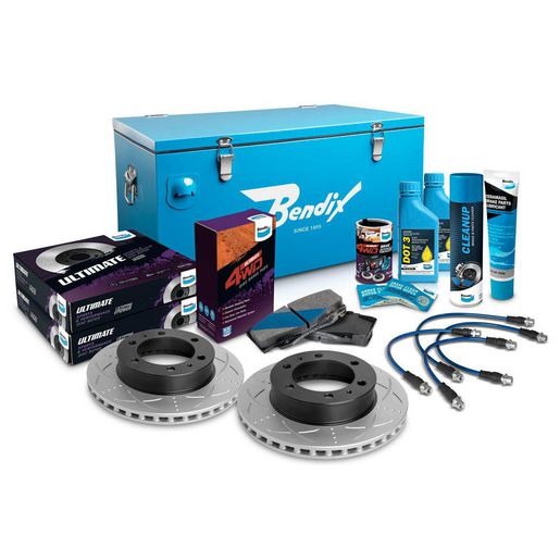 Bendix Ultimate 4x4 Brake Upgrade Kit Front (Suits 4" Lift) U4WD-BUK6+4