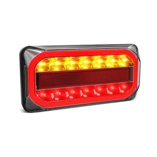 LED Autolamps Boat Trailer Lamps, Stop/Tail/Indicator/Reflector/Licence Plate Lamp, RHS and LHS lamps with 40cm cable packaged in twin bulk pack 215ARLP2B
