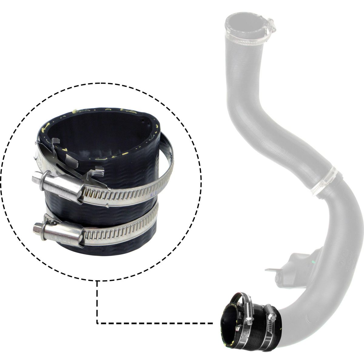 Gates Turbo Air Intake Hose 09-1499