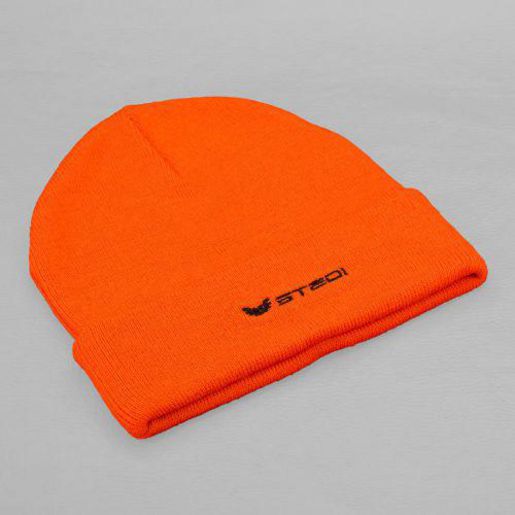 STEDI 100% Merino Wool Beanie Orange Embroided Logo MERCHBEANIEORANGE