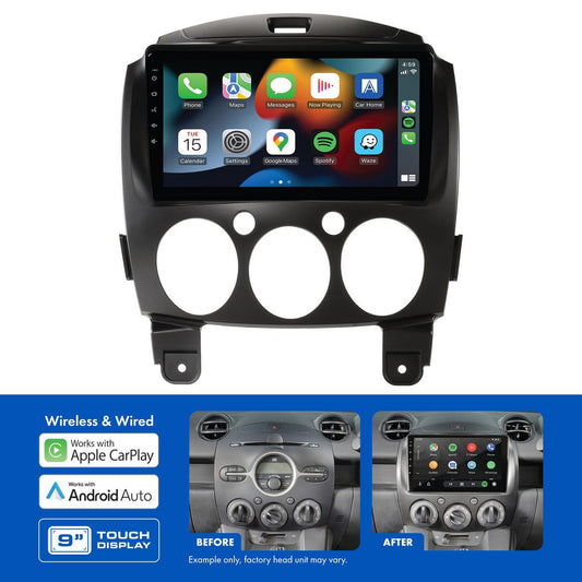 Aerpro 9In Multimedia Receiver To Suit Mazda 2 (2007-2011) - No Swc AMMZ19