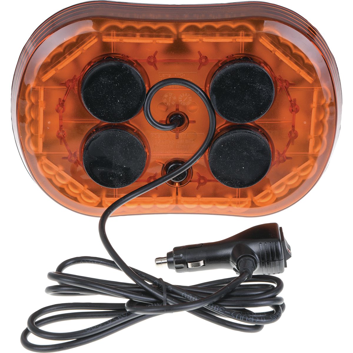 OEX 12/24V Low Profile Minibar Amber LED Amber Lens Magnetic Mount ACX5733
