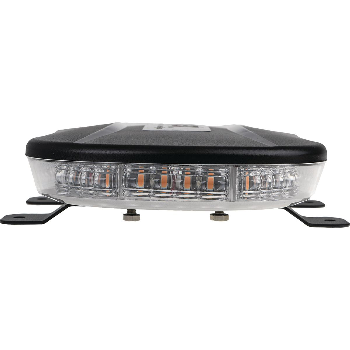 OEX 12/24V Low Profile Minibar Amber LED Clear Lens Bracket Mount ACX5734