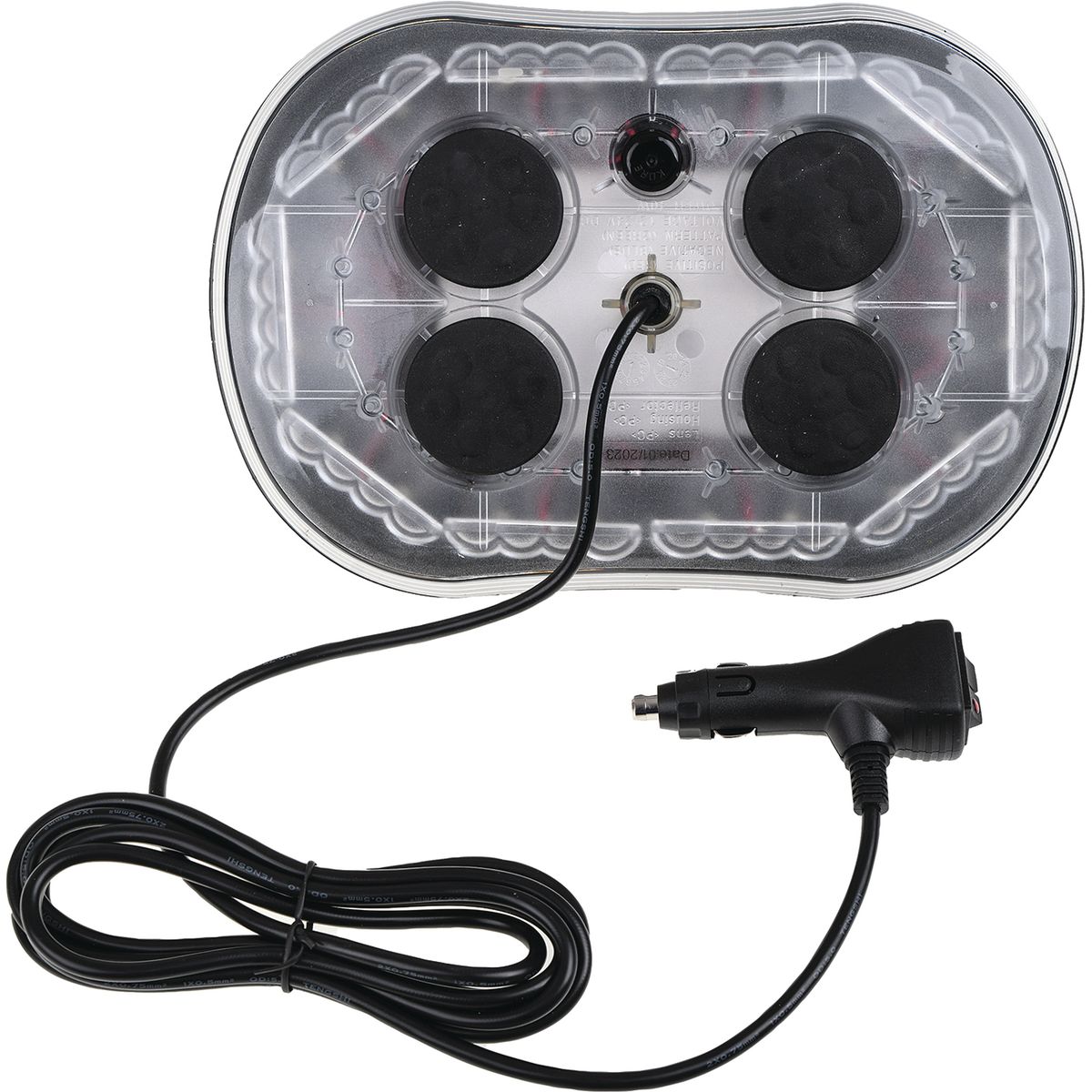 OEX 12/24V Low Profile Minibar Amber LED Clear Lens Magnetic Mount ACX5735