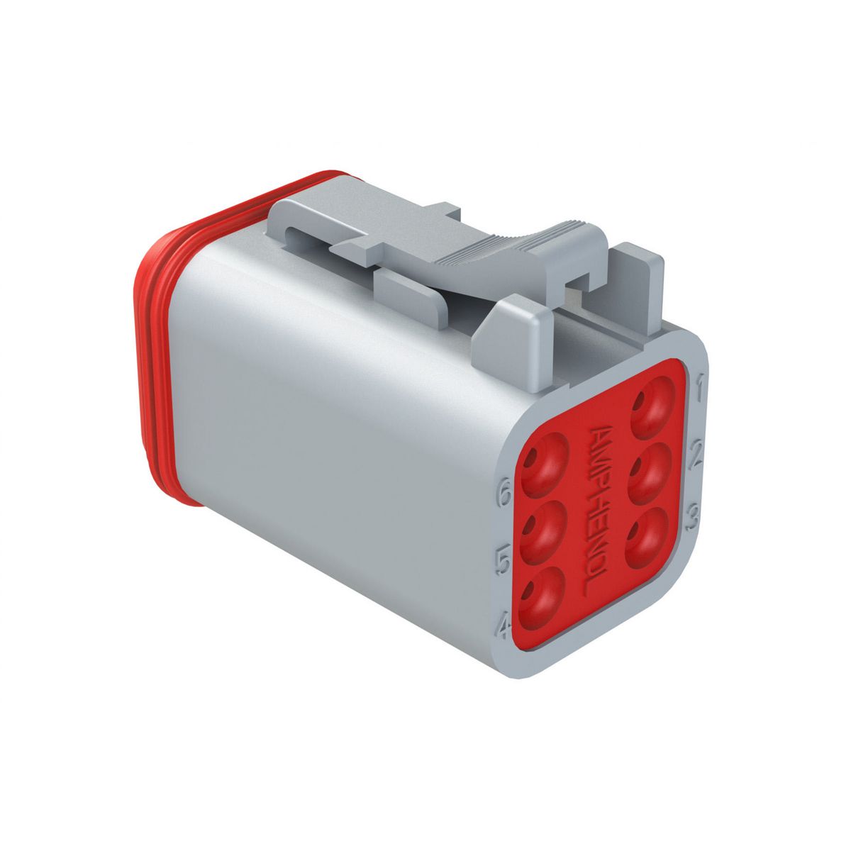 Amphenol At #16 - 6 Way Plug & Wedge 50 Pce AT06-6SKITLC/50