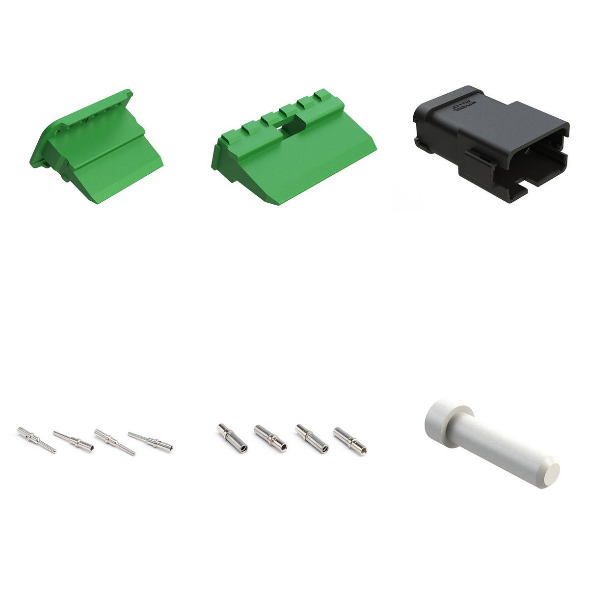 Amphenol At 12 Way Rugged Kit AT12PS-EC01BKGB