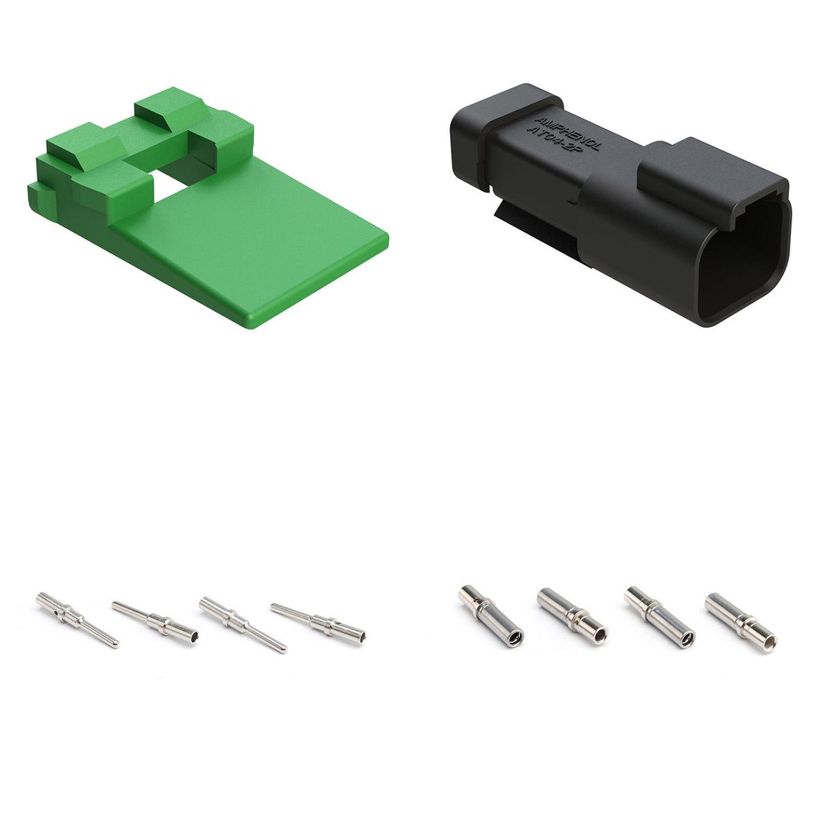 Amphenol At 2 Way Rugged Kit AT2PS-EC01BKGB