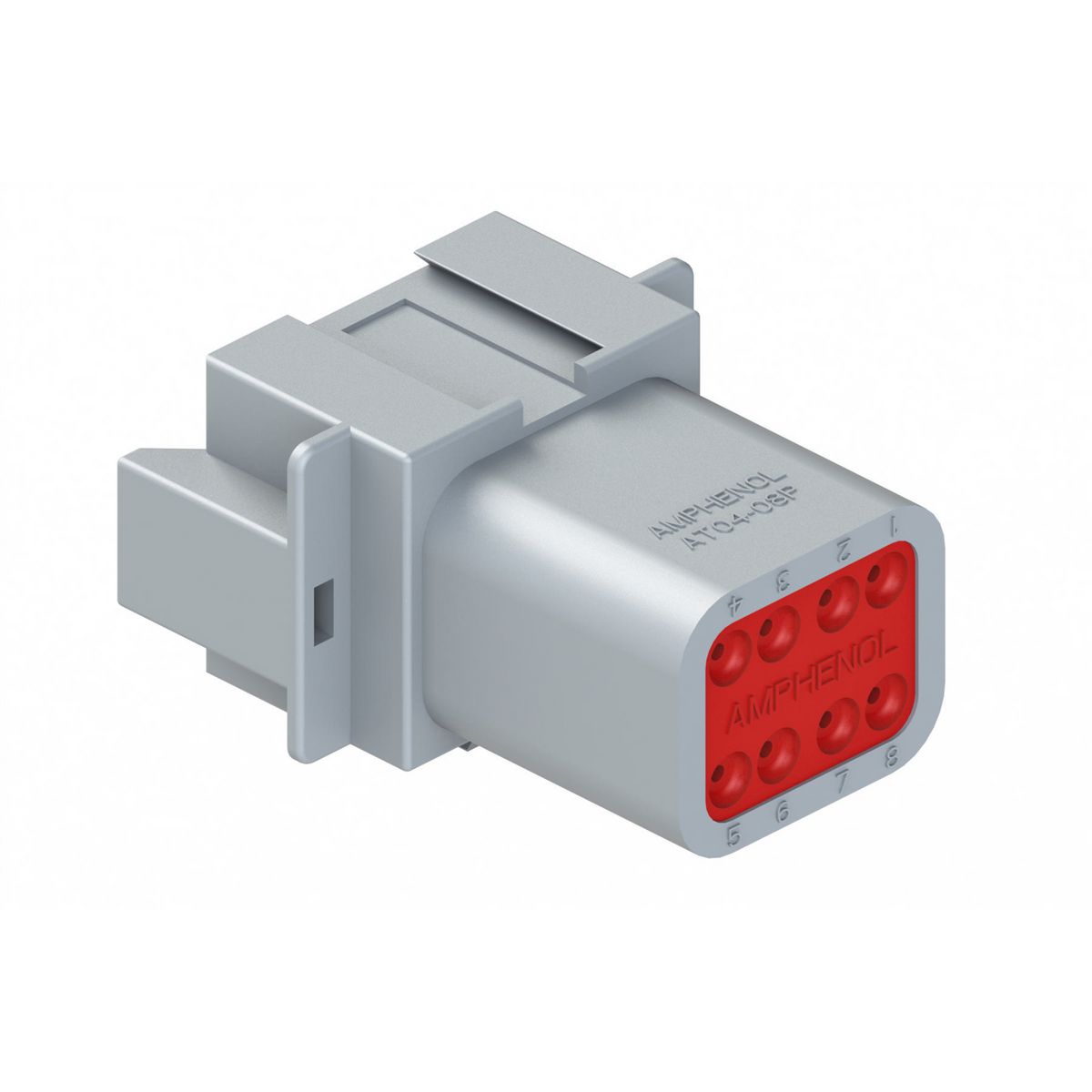Amphenol At #16 - 8 Way Receptacle 5 Pce AT04-08PA/5