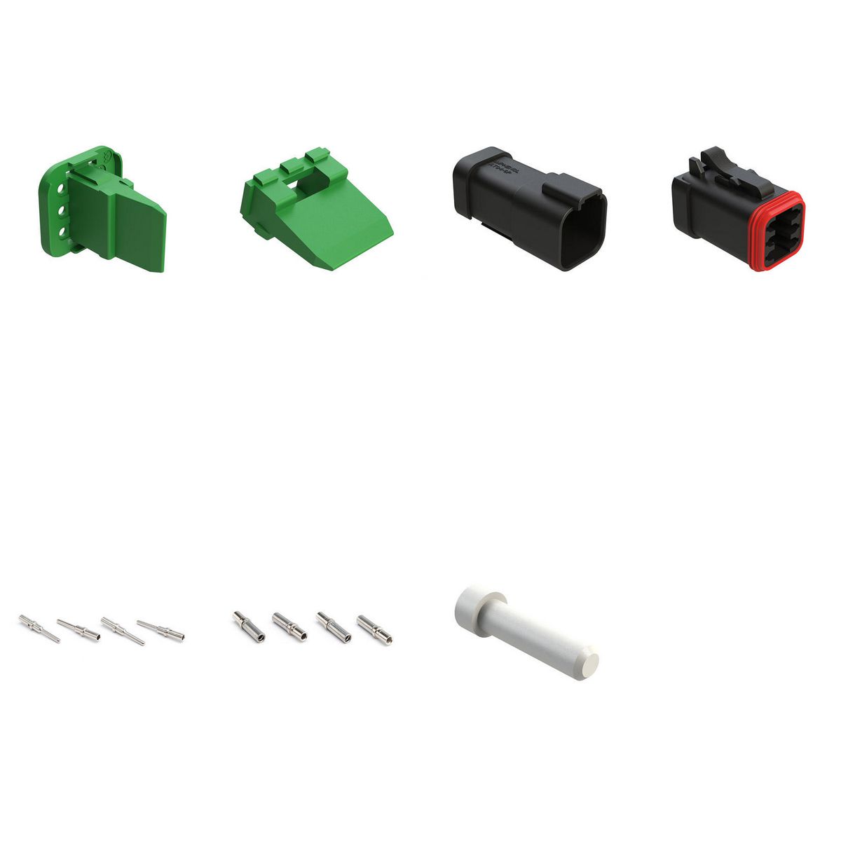 Amphenol At 6 Way Rugged Kit AT6PS-EC01BKGB