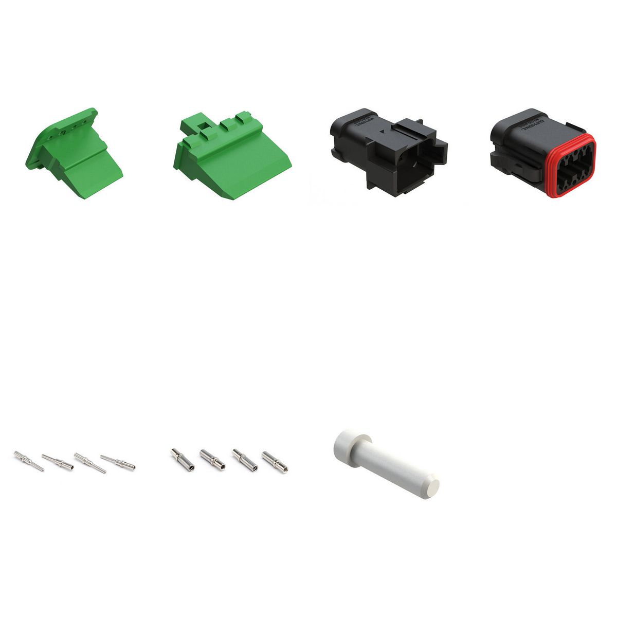 Amphenol At 8 Way Rugged Kit AT8PS-EC01BKGB