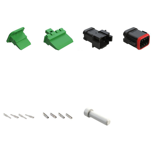 Amphenol At 8 Way Rugged Kit AT8PS-EC01BKGB
