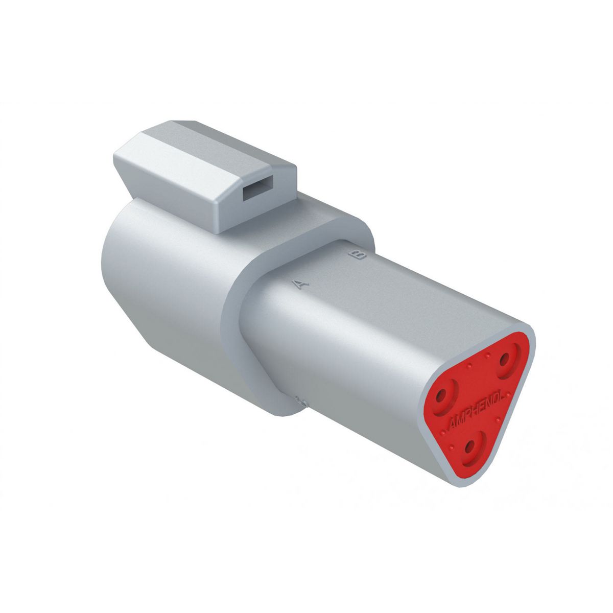 Amphenol At #16 - 3 Way Receptacle & Wedge 50 Pce AT04-3PKITLC/50