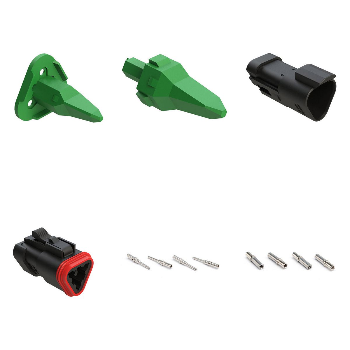 Amphenol At 3 Way Rugged Kit AT3PS-EC01BKGB