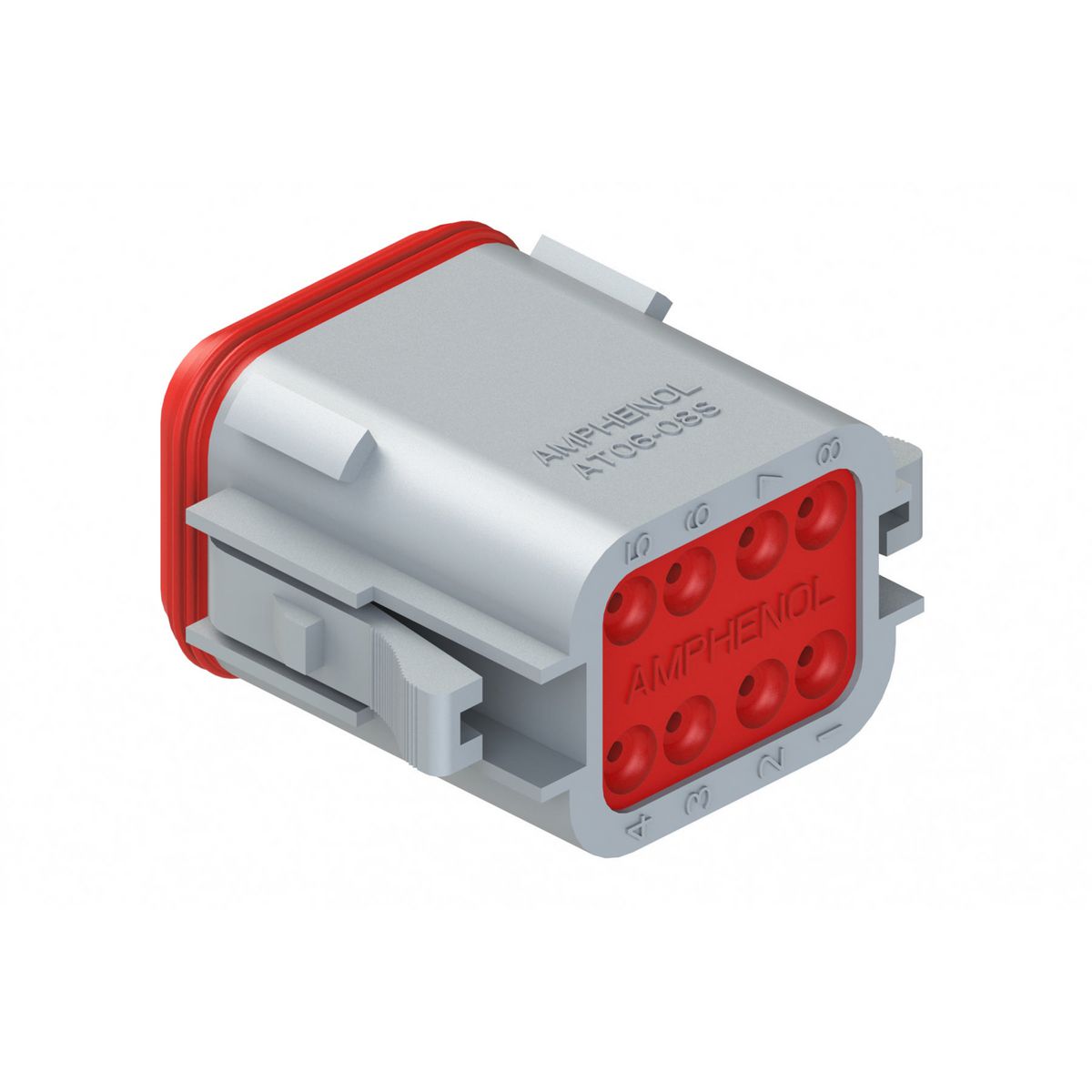 Amphenol At #16 - 8 Way Plug & Wedge 50 Pce AT06-08SALC/50