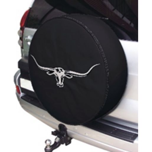 R.M. Williams Longhorn Spare Wheel Cover WCRMBLK