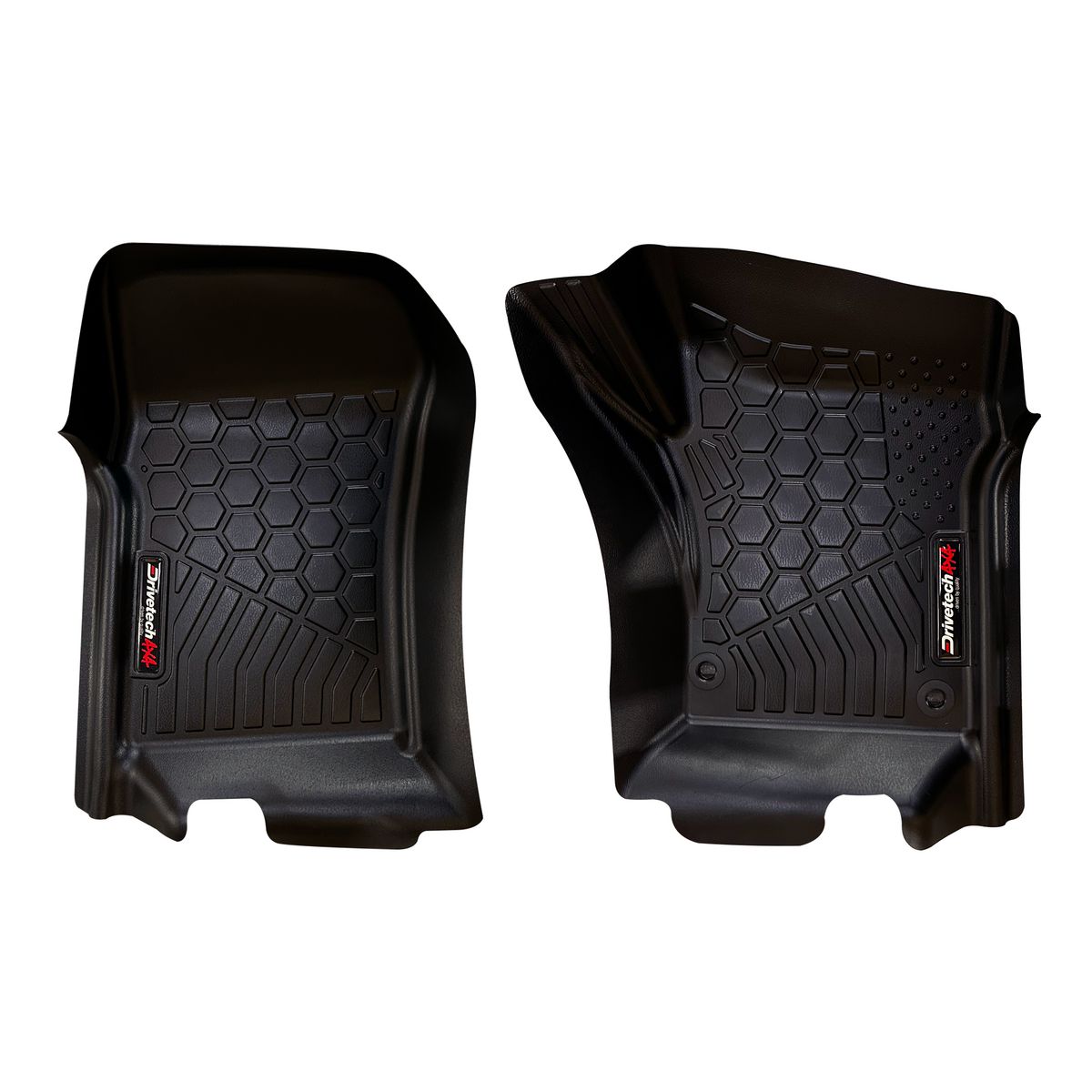 Drivetech 4x4 Moulded Floor Mat Front Set Suits Toyota Landcruiser Dual Cab 76/79 Series DT-VM040