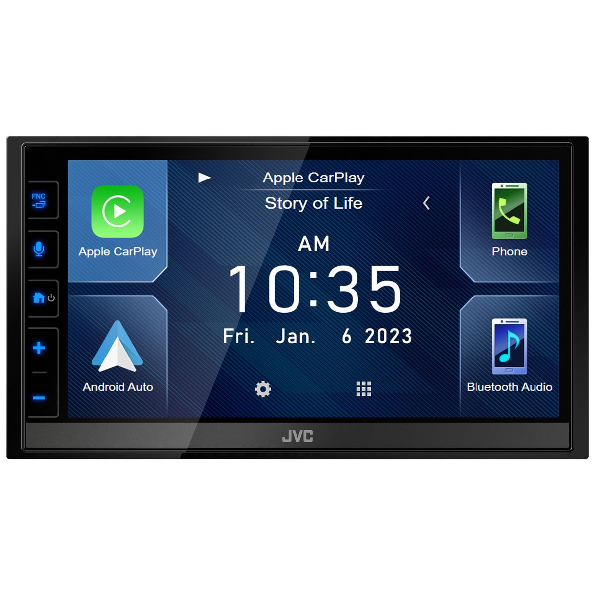 JVC Wireless Apple Carplay/Android Auto Head Unit KW-M785BW