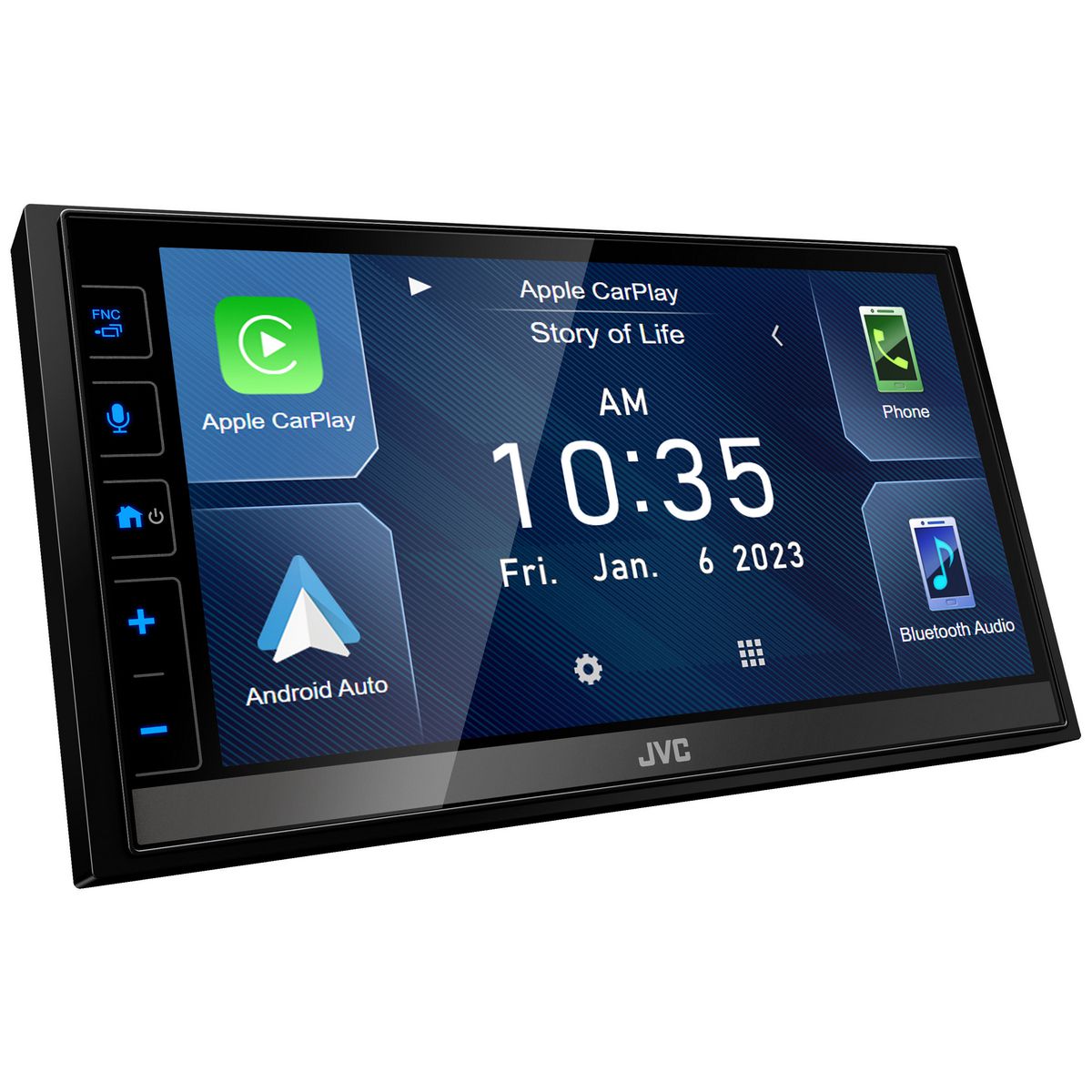 JVC Wireless Apple Carplay/Android Auto Head Unit KW-M785BW