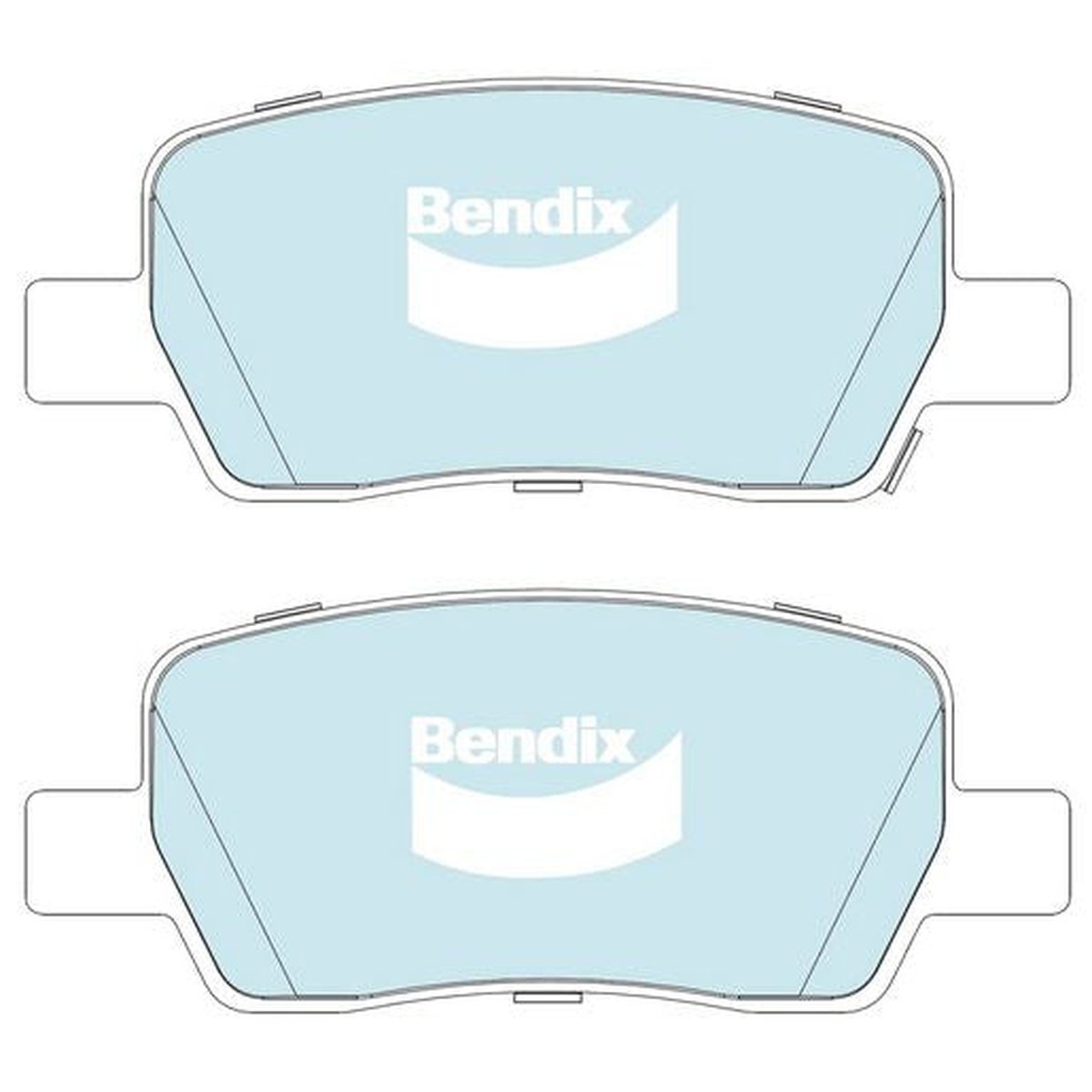 Bendix 4x4 Brake Pad Set DB2643 4WD