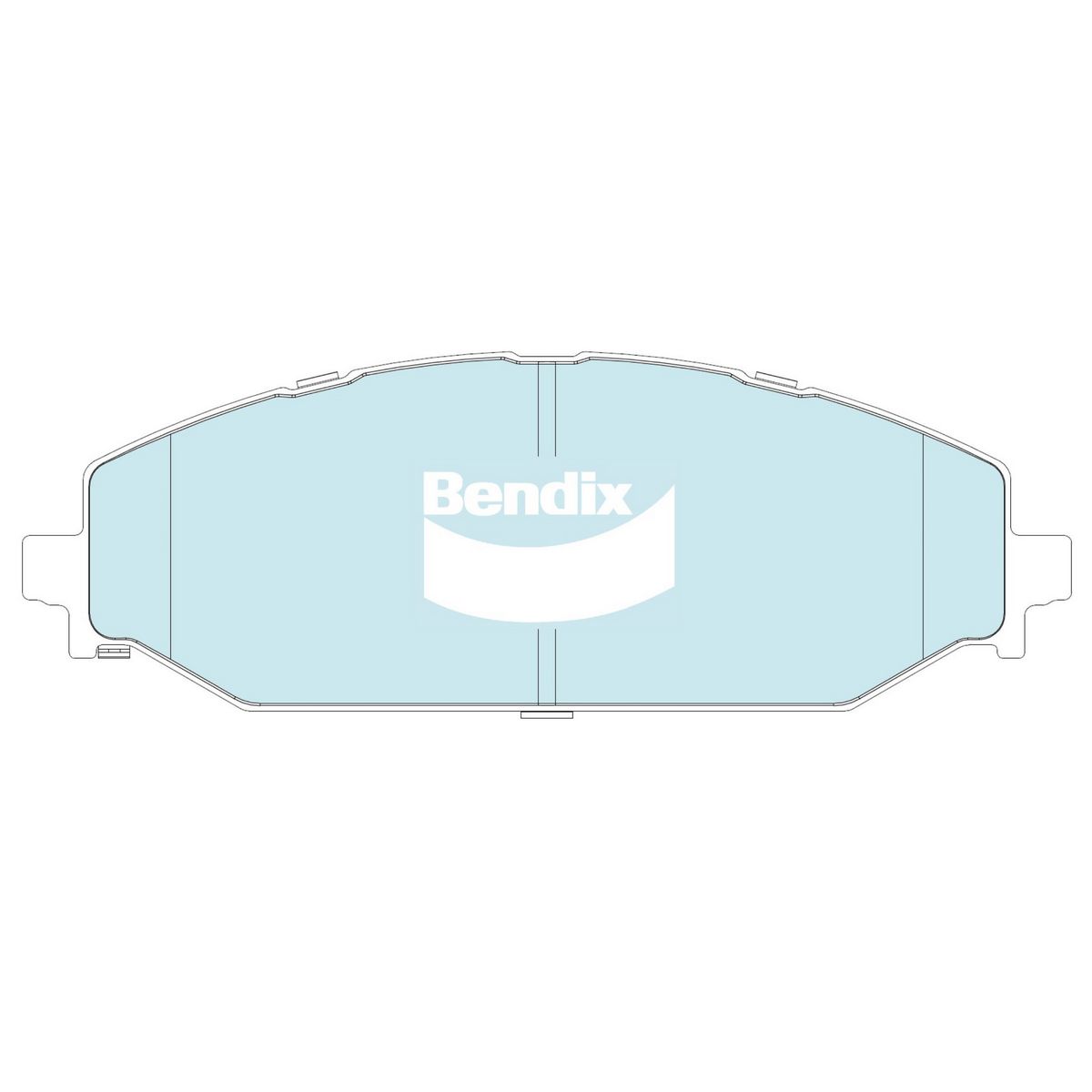 Bendix Heavy Duty Brake Pad Set Front DB2635 HD