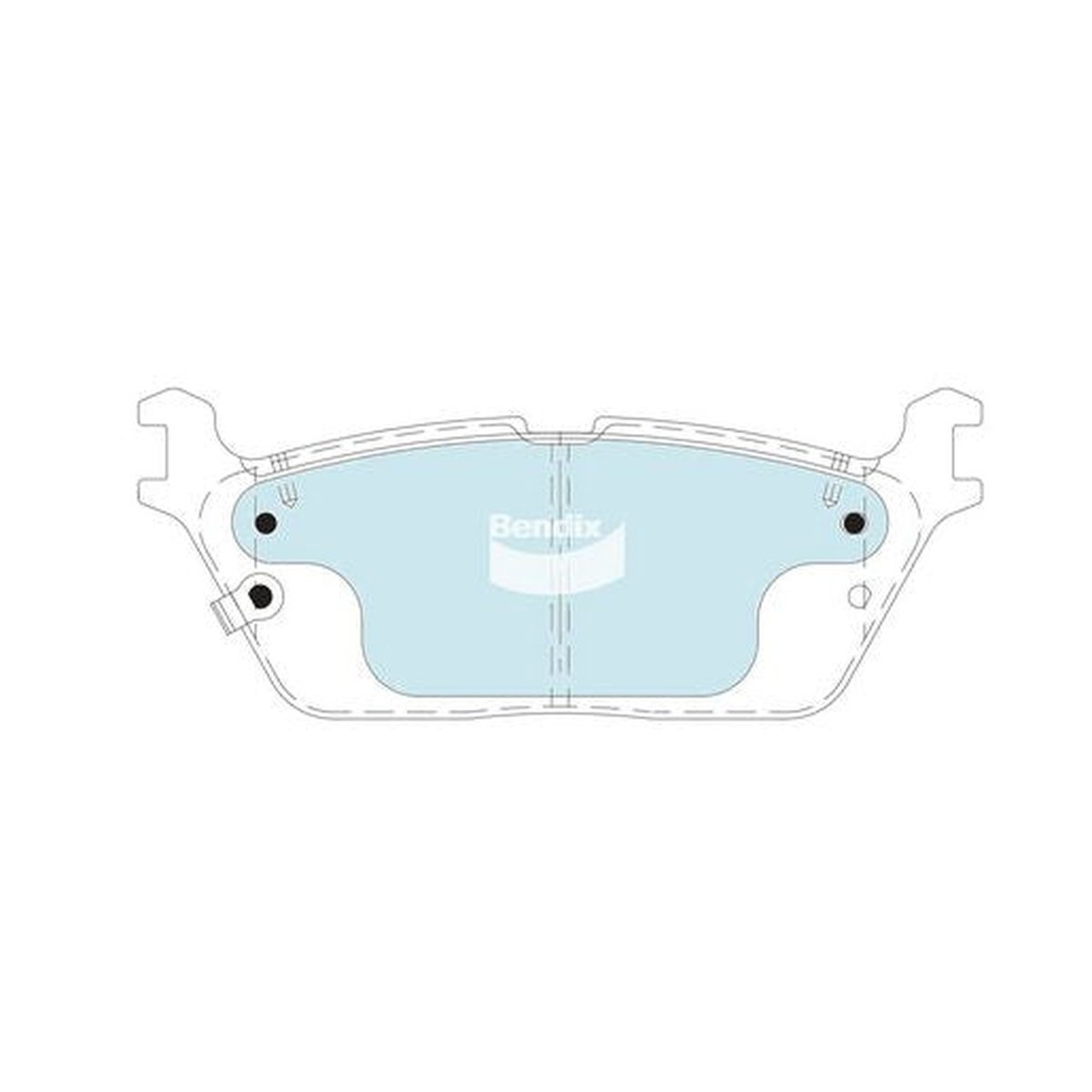 Bendix Heavy Duty Brake Pad Set Rear SB2636 HD