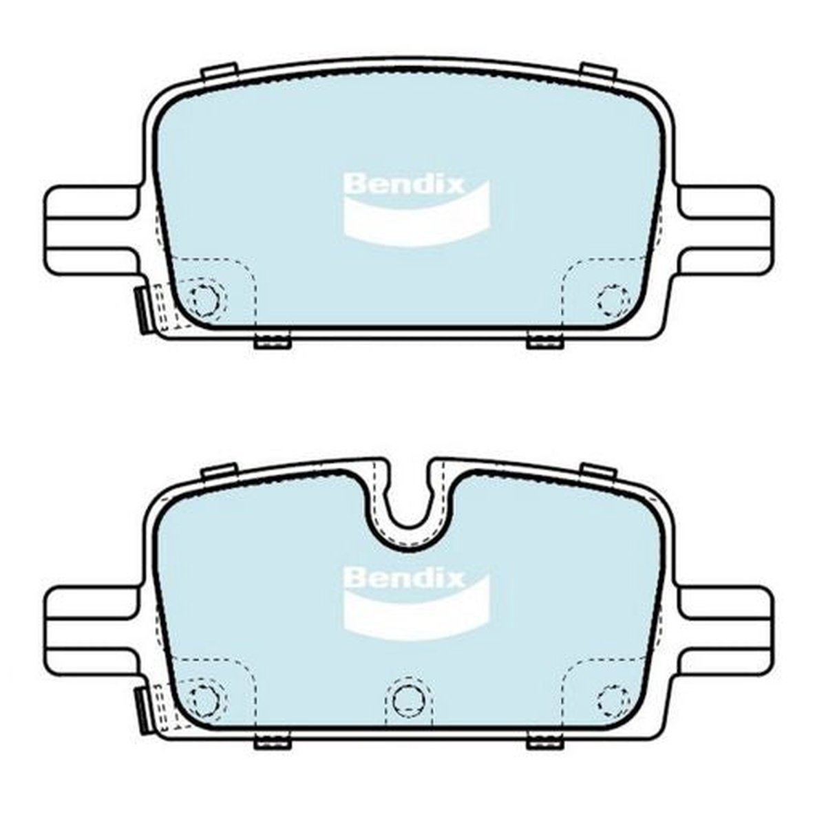 Bendix 4x4 Brake Pad Set DB2638 4WD