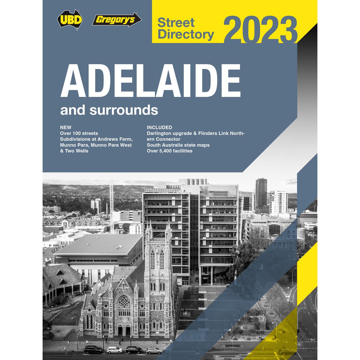 UBD Adelaide Street Directory 2023 61st Edition 9780731933037