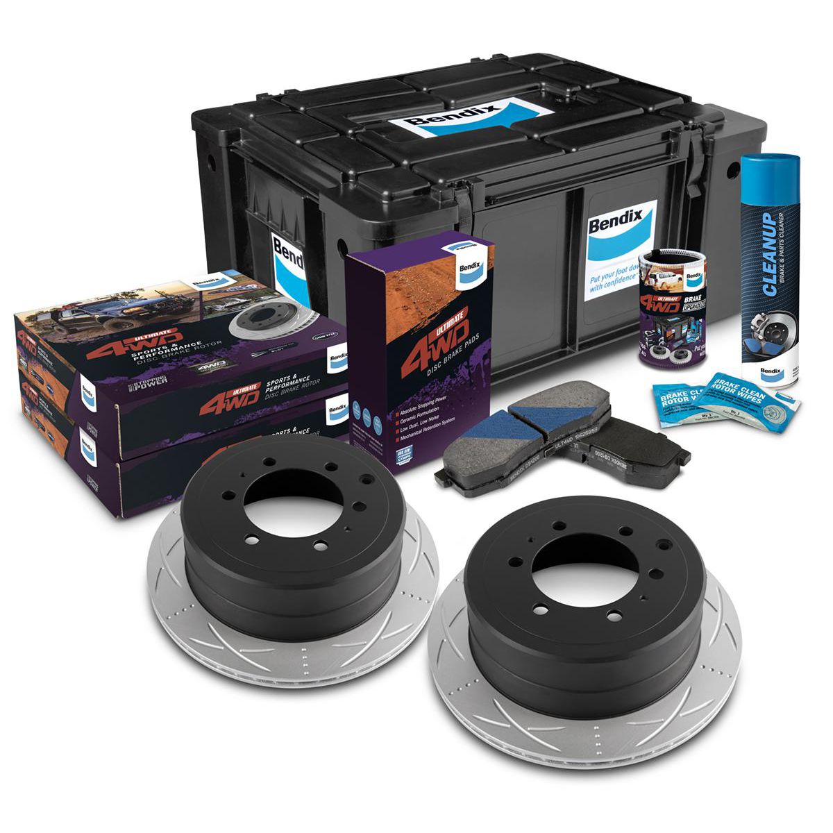 Bendix Ultimate 4x4 Brake Upgrade Kit U4WD-BUK99