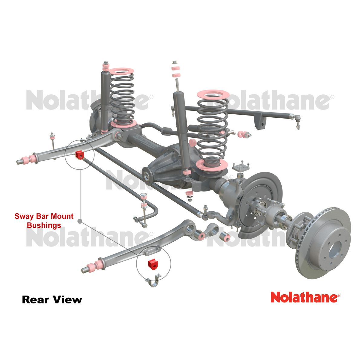 Nolathane Sway Bar Bushing Kit 421046