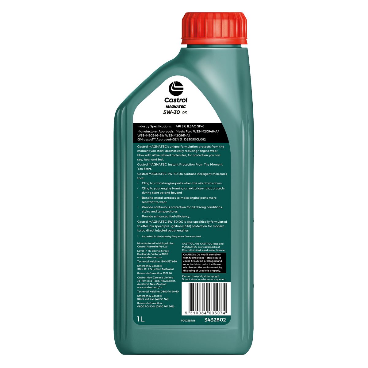 Castrol MAGNATEC 5W-30 DX Engine Oil 1L 3432802