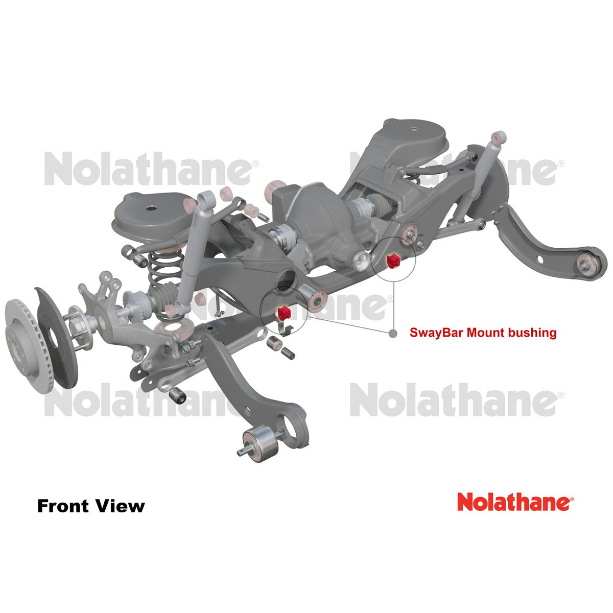 Nolathane Sway Bar - Mount Bushing 18mm 421042