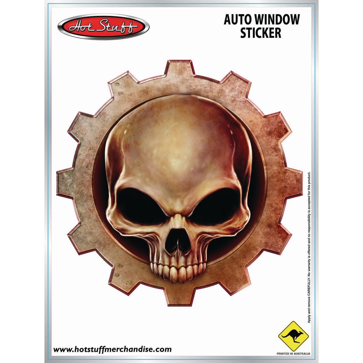 Hotstuff Hotstuff Gear Skull Auto Sticker SH704
