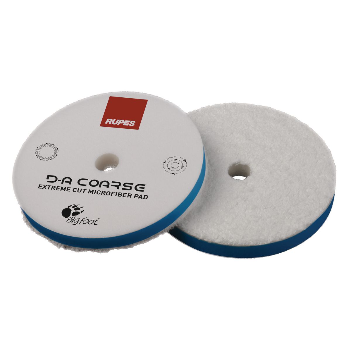 Rupes Da Extreme Cut Microfiber Pad Coarse 160Mm 9.MF160H