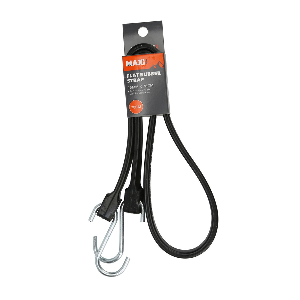 Maxi Trac Elastic Strap Flat 15mm X 78cm MT-RS78