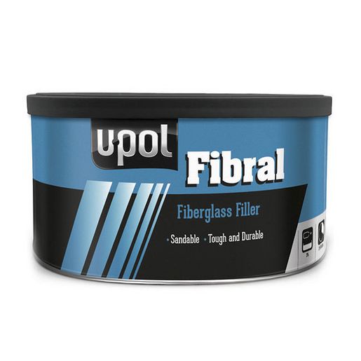 U-Pol Fibral Lite Lightweight Sandable Fiberglass Filler 1L FIBL/2