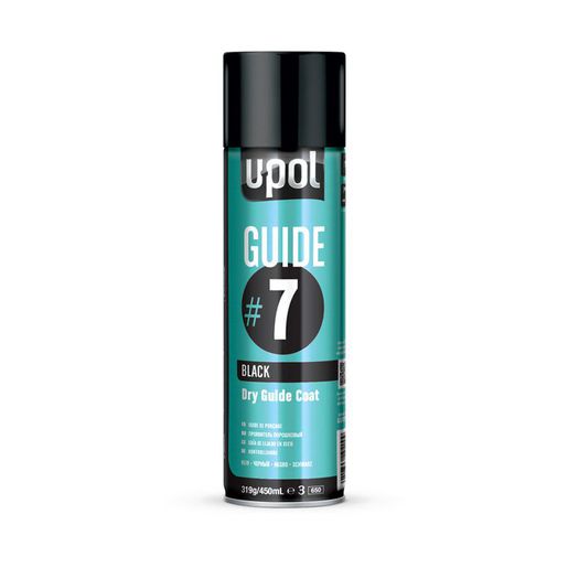 U-Pol Aerosol Guide #7 Dry Guide Coat Black GUIDE/AL