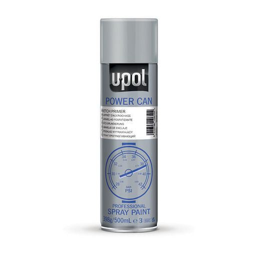 U-Pol Aerosol Power Can Professional Spray Paint Aerosol Gray Etch Primer PCEP/AL