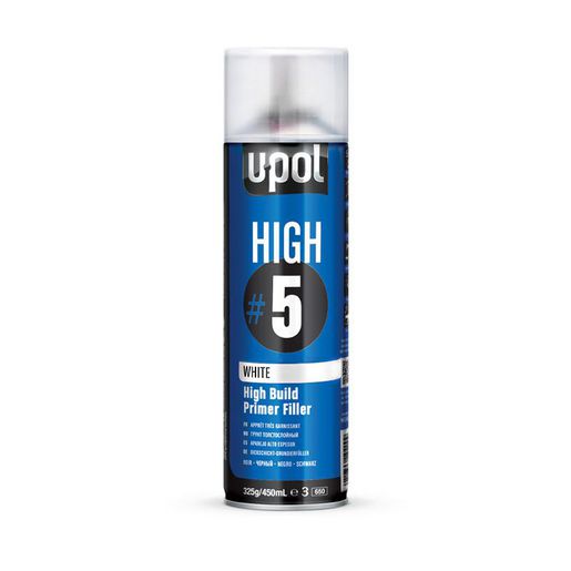 U-Pol High 5 White Aerosol HIGHW/AL