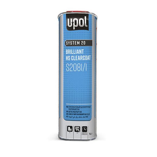 U-Pol Hs Clear Coat 2-1 1L S2081/1